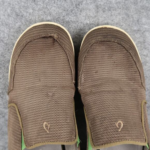 Olukai Shoes Mens 10 Slip On Casual Loafers Nohea Mesh Flats Brown Comfort Surf main image 8